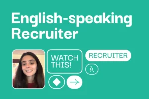 English-speaking Recruiter