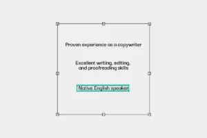 Requisitos para Copywriter en inglés nativo