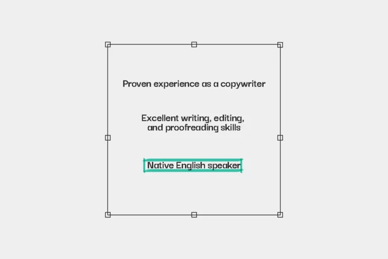 Requisitos para Copywriter en inglés nativo