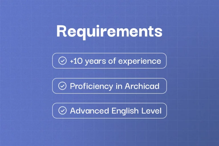 Requisitos para Arquitecto/a Senior en Archicad