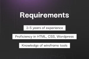 Requisitos Diseñador UX/UI