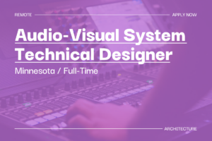 Audio-Visual System Technical Designer 1