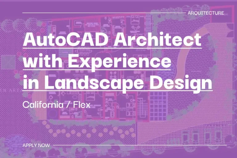 AutoCAD Architect with Experience in Landscape Design (California, Flex) 1