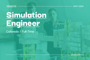 Simulation Engineer (Colorado, Full-Time) 1